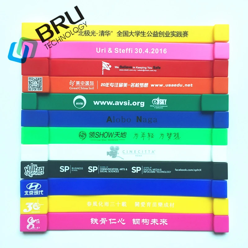 BRU 128M512MB1GBB2GB USB флеш-накопитель силиконовый браслет персональный флэш-диск память