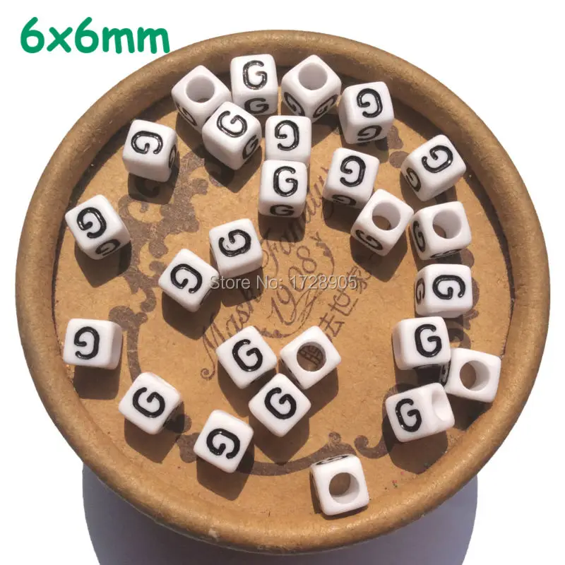 Бусины с буквами для изготовления детских ювелирных изделий алфавитные бусины 6