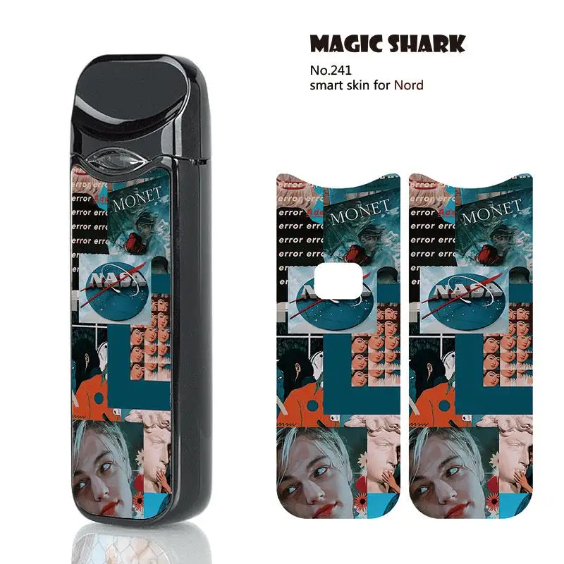 Чехол Magic Shark для бензопилы Smok Nord пленка электронной сигареты 239 254|Наклейки