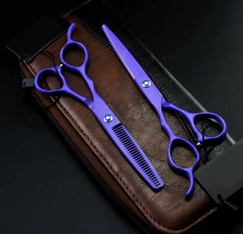 Профессиональный 6.0 дюймов филировочные и резки левая рука ножницы комплект