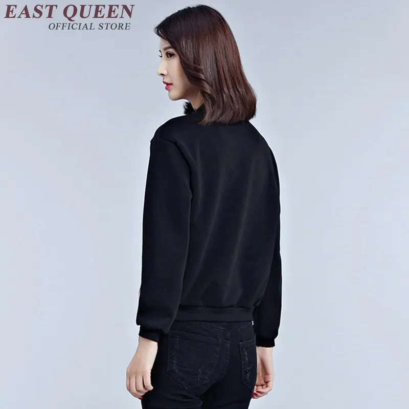 

Bomber jacket women spring Autumn Coat Female Vintage Zipper flroal women bomber jackets Ethnic Jacket Basic Coat 2018 AA2995 Y