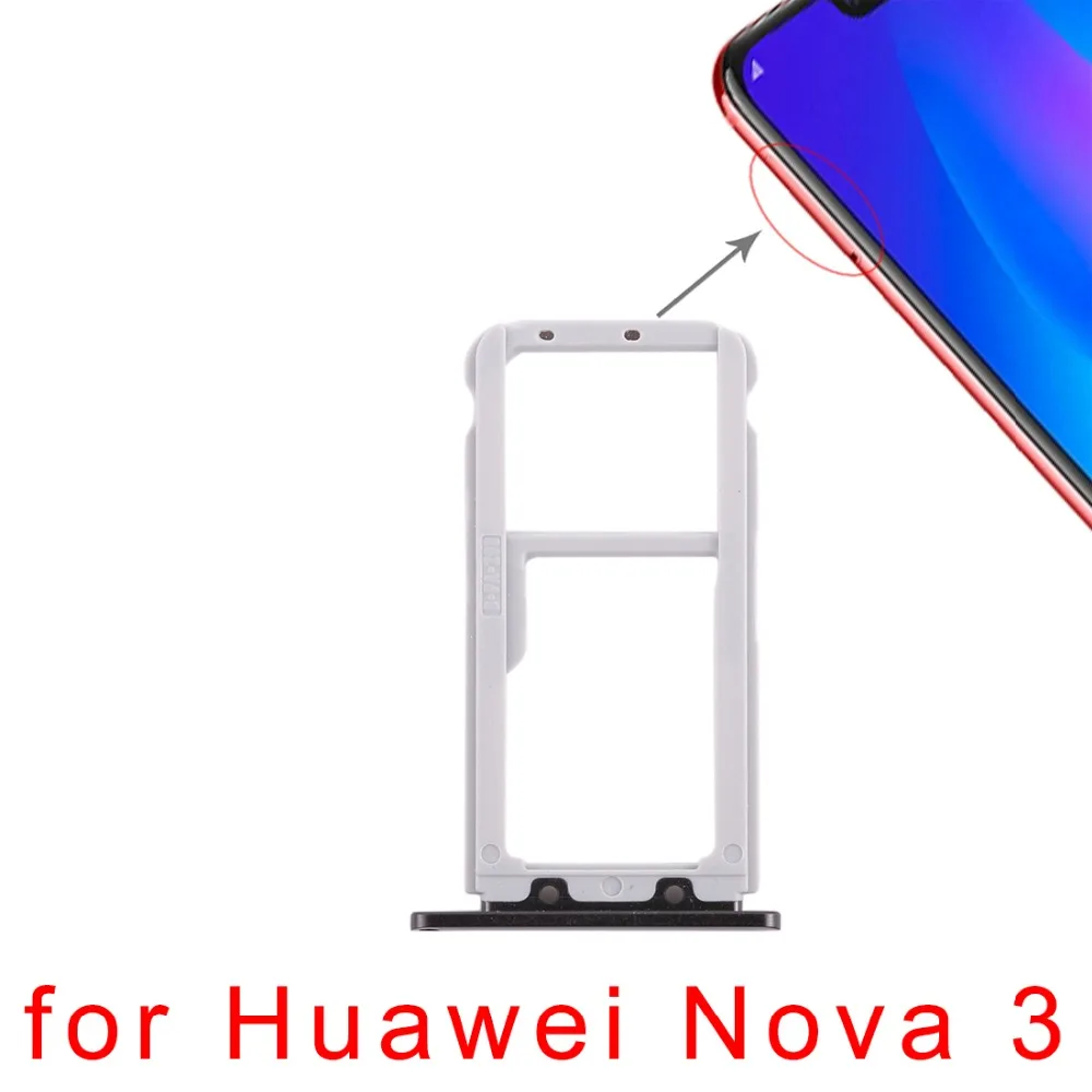 Сим карты лоток для huawei Honor 10/7 s/Play 7/Nova 3 Замена Ремонт Запчасти