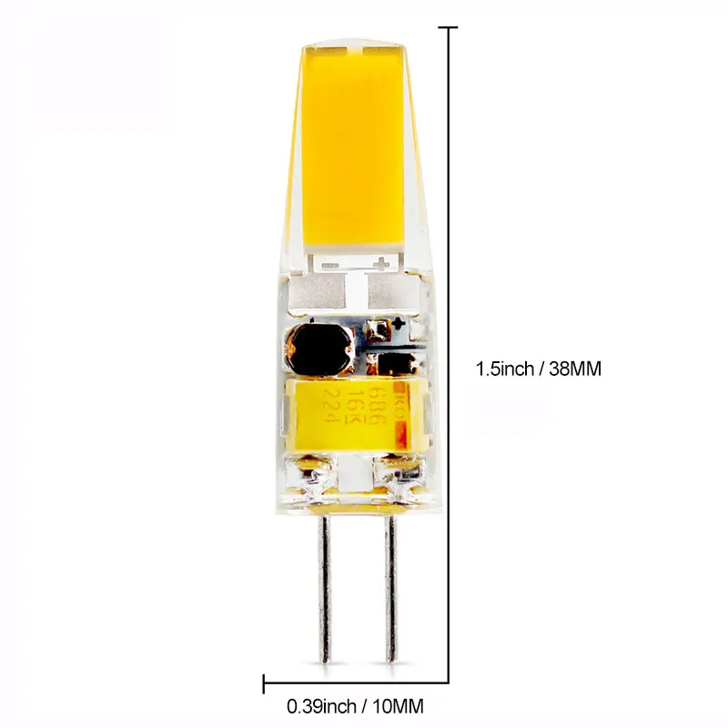 G4 Светодиодная лампа с затемнением AC DC 12V 3W 6W мини COB SMD светодиодные лампы