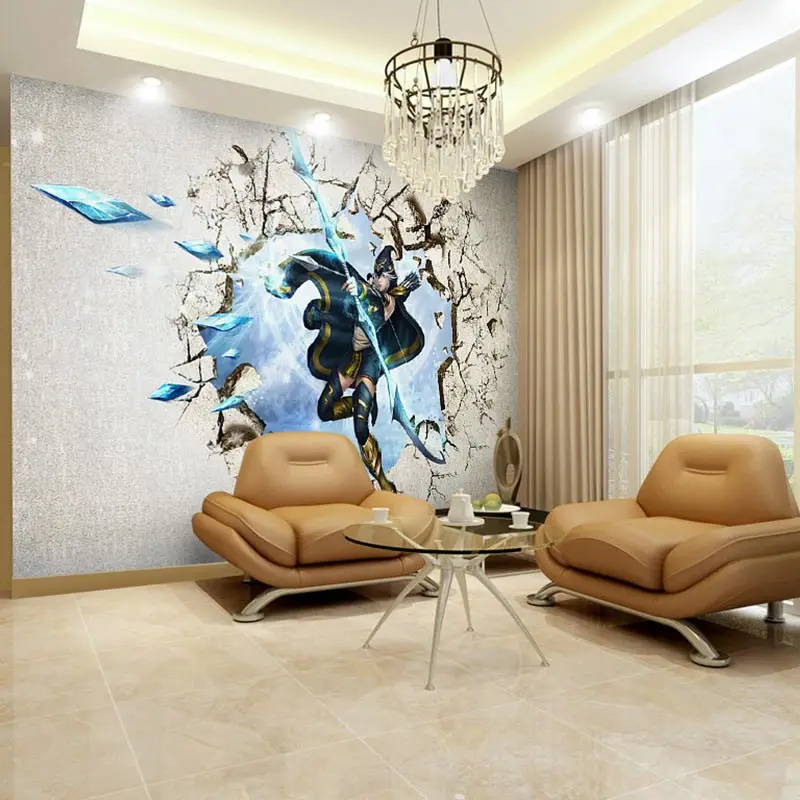 Современные 3D фотообои с героями мультфильмов аниме детские обои для спальни