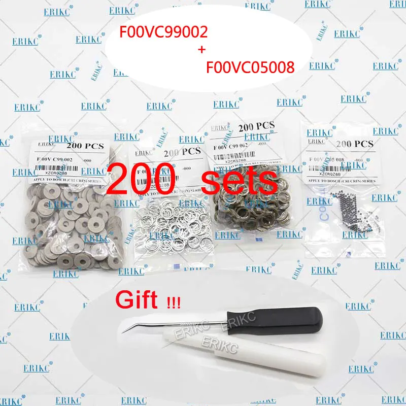 Erikc инжектор ремонтные комплекты F00vc99002 1,34 мм стальной шар F00vc05001 1,5 мм керамический шар F00vc05009 F00vc05008 F00rj02177 для Bosch