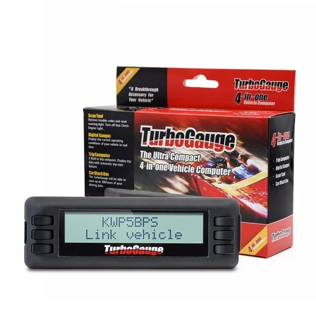 2018 New TurboGauge IV Auto trip Computer Scan Tool Digital Gauge 4 in 1 Vehicle OBDII/EOBD car computer | Автомобили и мотоциклы