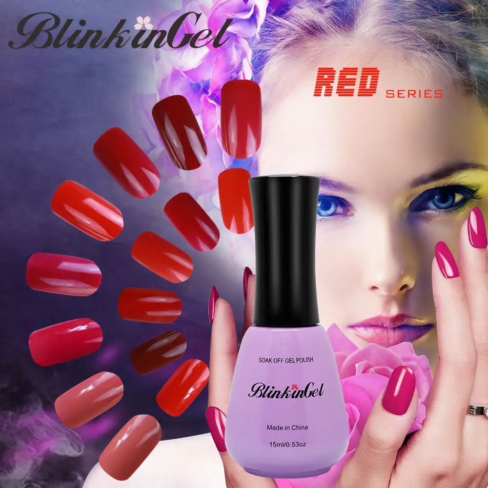 BlinkinGel 1 шт мульти лак для ногтей красный набор гель лаков цвета смолы