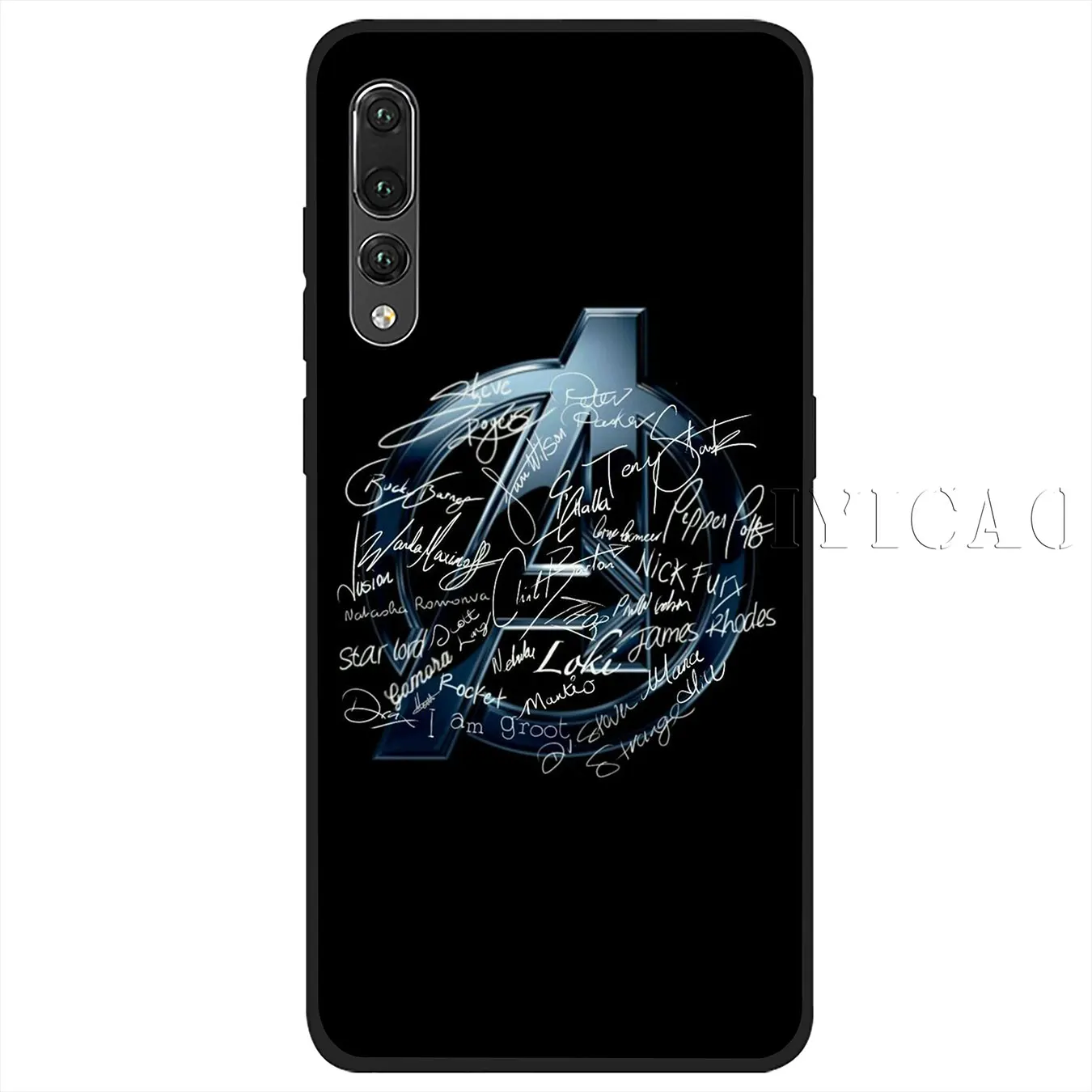 IYICAO Марвел Мстители Мягкий силиконовый чехол для телефона Huawei P30 P20 Pro P10 P9 P8 Lite Mini