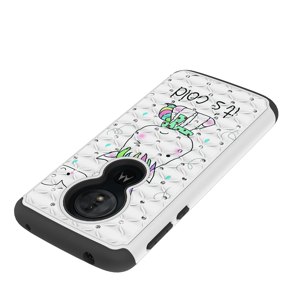 Сверхмощный чехол для Motorola Moto Z3 E4 E5 G5 G6 G7 Play Cruise Bling Butterfly Flower PC силиконовый Google Pixel 3