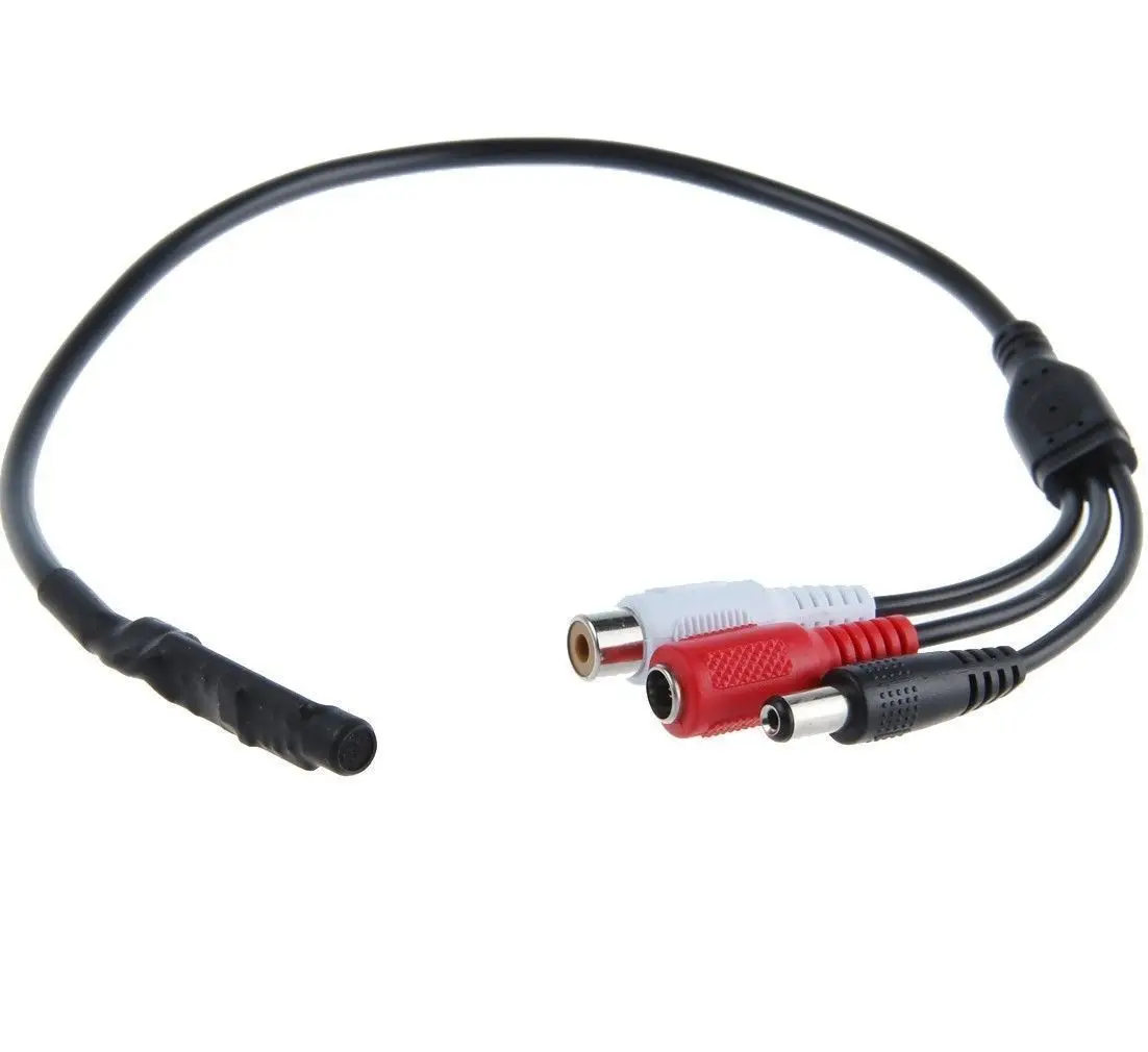 

Uvusee Mini Microphone High Sensitive Pickup Audio Mic Microphone for Cctv Security Camera DVR System