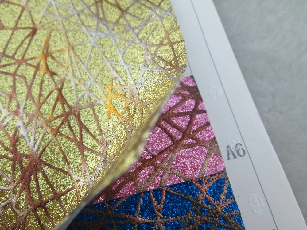 Блестящая ткань из искусственной кожи искусственная кожа толстая и мягкая для