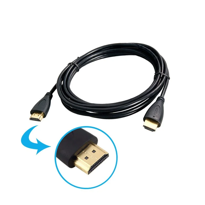 500 шт. HDMI usb гибкий кабель 0 3 м 1 2 позолоченный телефон V1.4 HD 1080P 3D 4K для жк HDTV телефона