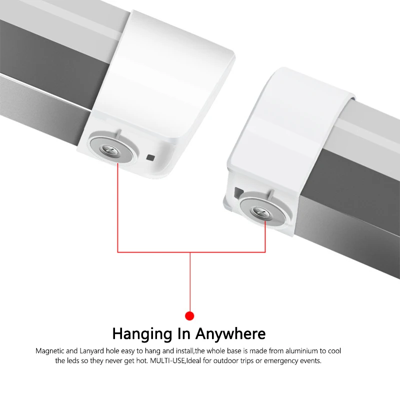 DONWEI USB Перезаряжаемый светодиодный фонарь портативный 4 режима диммер ночник