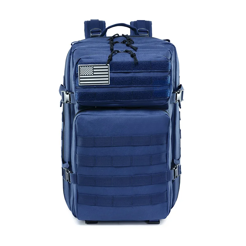 PureLeisure 45L водонепроницаемый рыболовный рюкзак Открытый Molle Camo Тактический охотничий альпинистский военный армейский рюкзак сумки - Цвет: dark blue