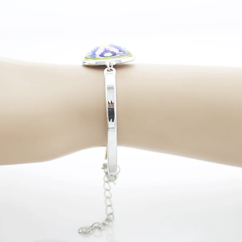 TAFREE Charm Blue Black Evil Eyes Art Picture 20 MM Cabochon Dome Bracelet Fisheye Colorful Eye Women Decorations Jewelry EY297 | Украшения