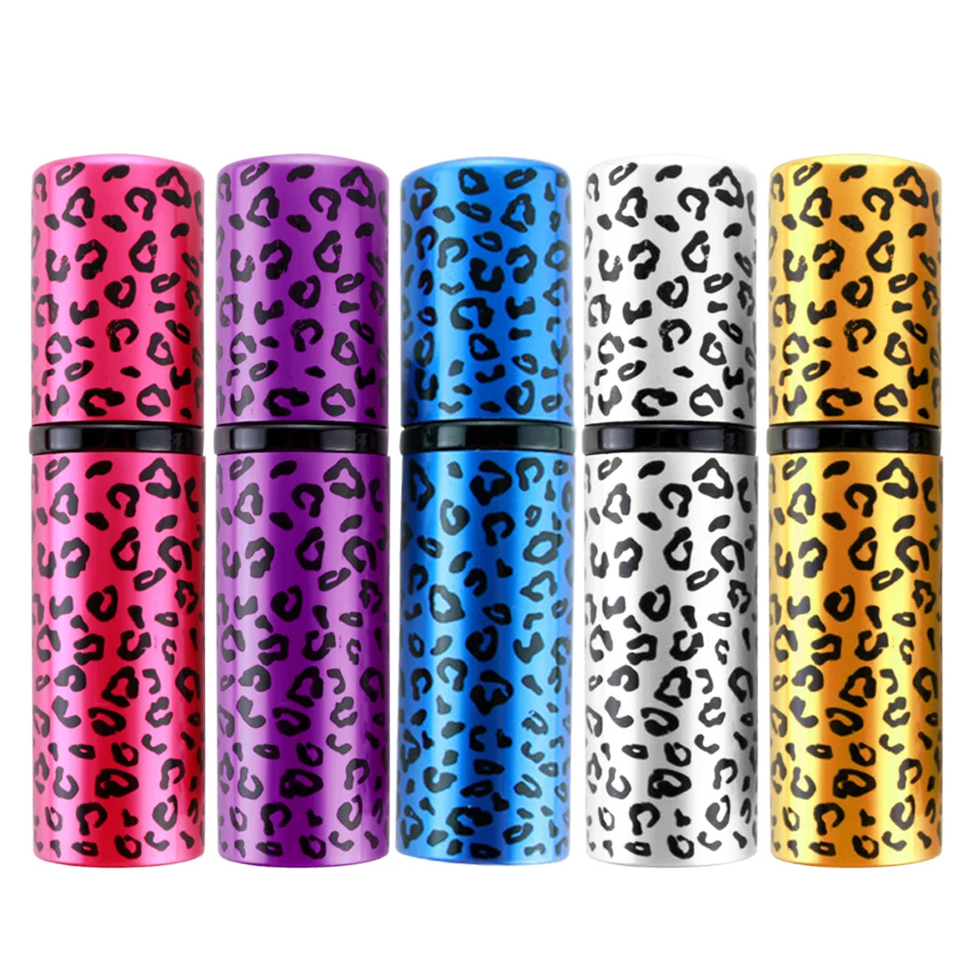 Anodized aluminum shell spray bottle perfume sub-bottle 10ml lip-print glass mini pressed empty | Красота и здоровье