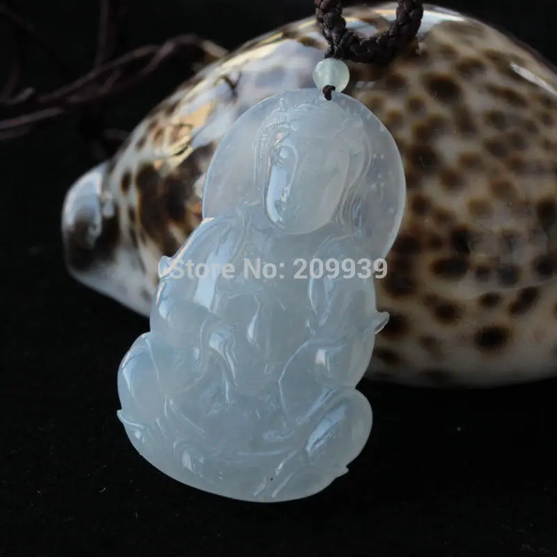 Бесплатная доставка&gt @&gt N598 CERT натуральный ледяной белый Лавандовый жадеит