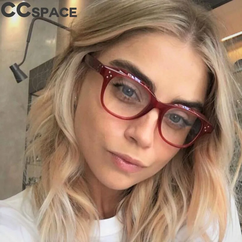 Женские очки с заклепками в стиле ретро CCSPACE брендовые дизайнерские оптические