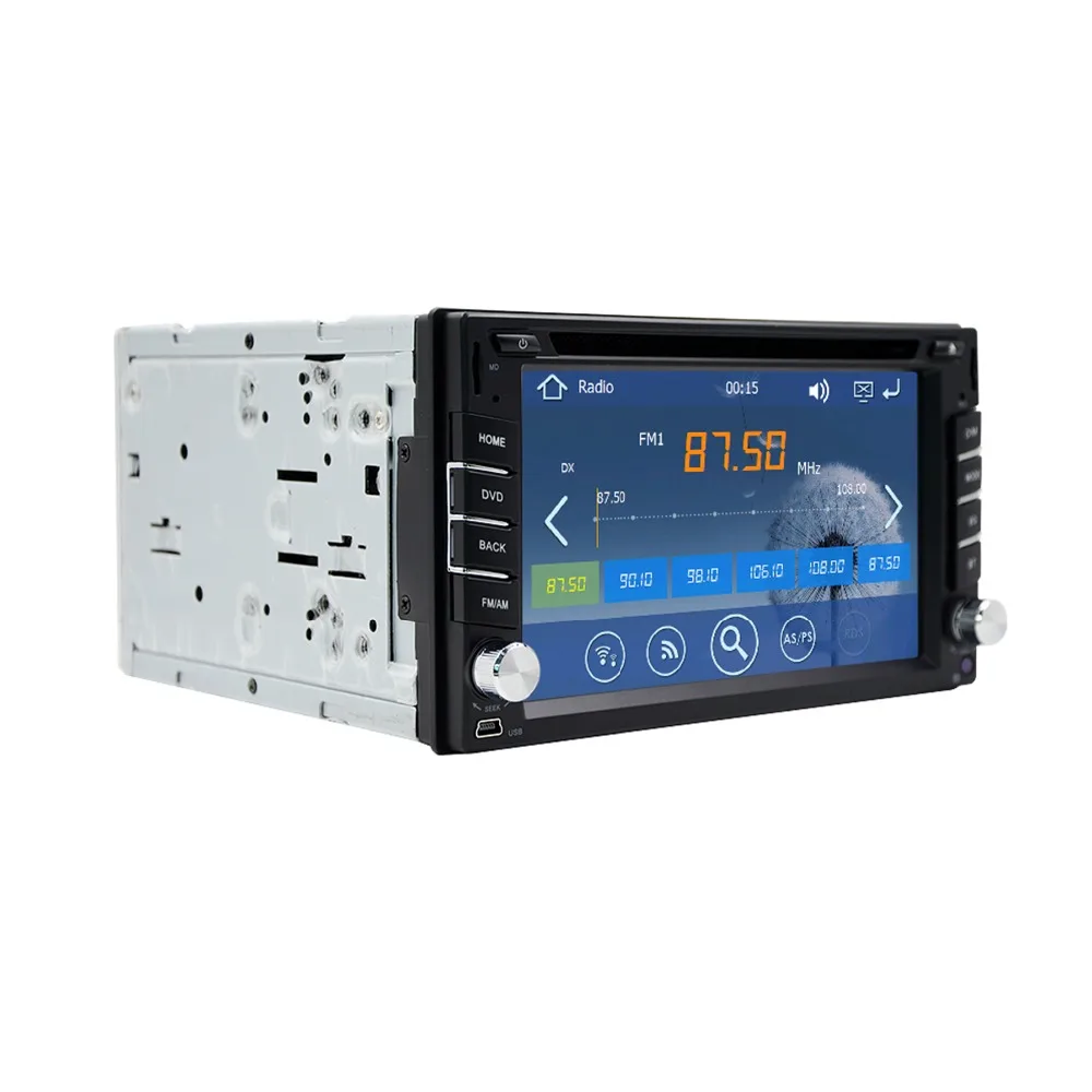 Для peugeot 307 6," двойной 2 Din gps навигация автомобильный ПК стерео радио DVD CD mp3 плеер USB Sd Bluetooth Ipod 2 din радио