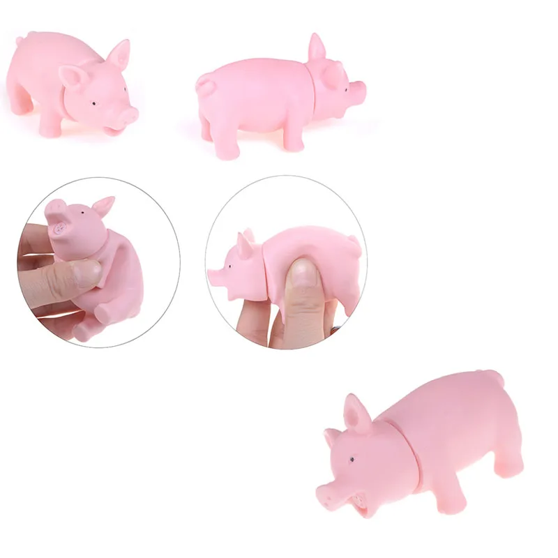 Shrilling Fu Pig писклявый резиновый поросенок Расслабляющая игрушка сжимающая