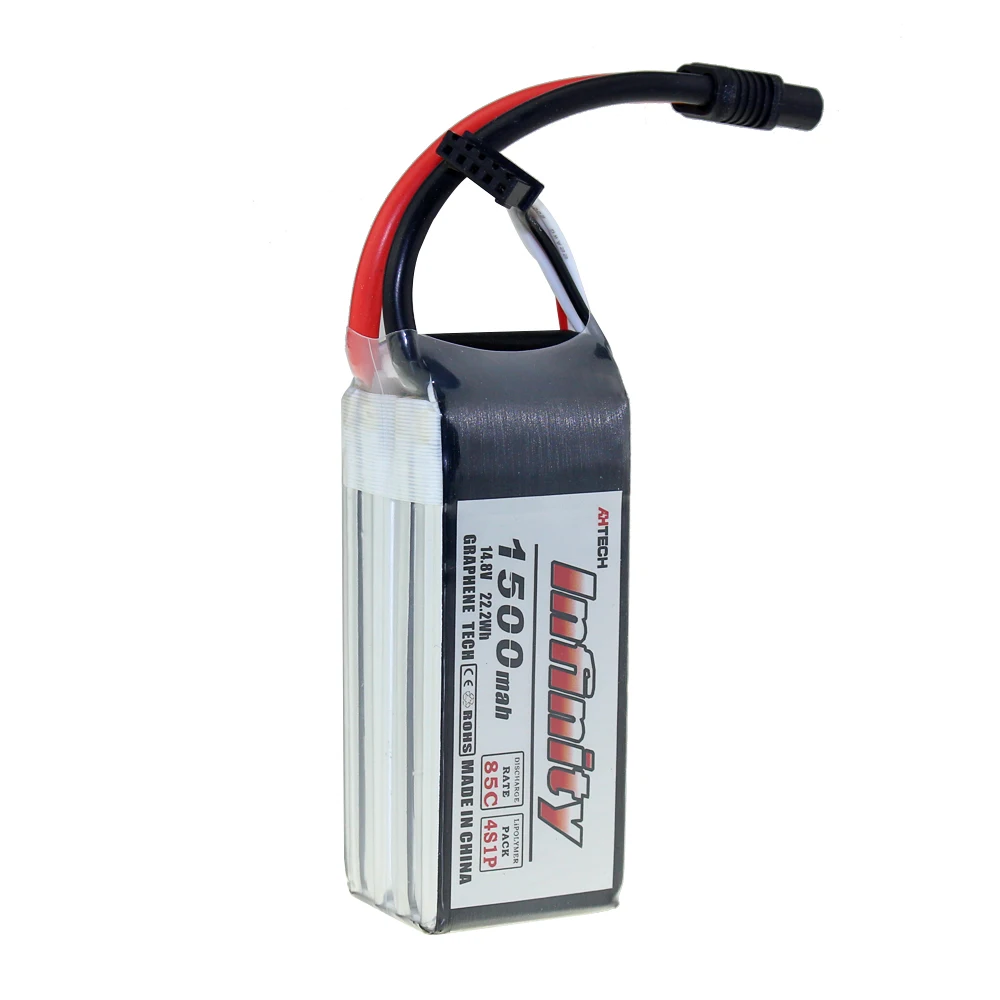 2 шт. Infinity 4S 1500 мАч 95C 14 8 в Графеновый LiPo аккумулятор XT60 разъем поддержка 15C