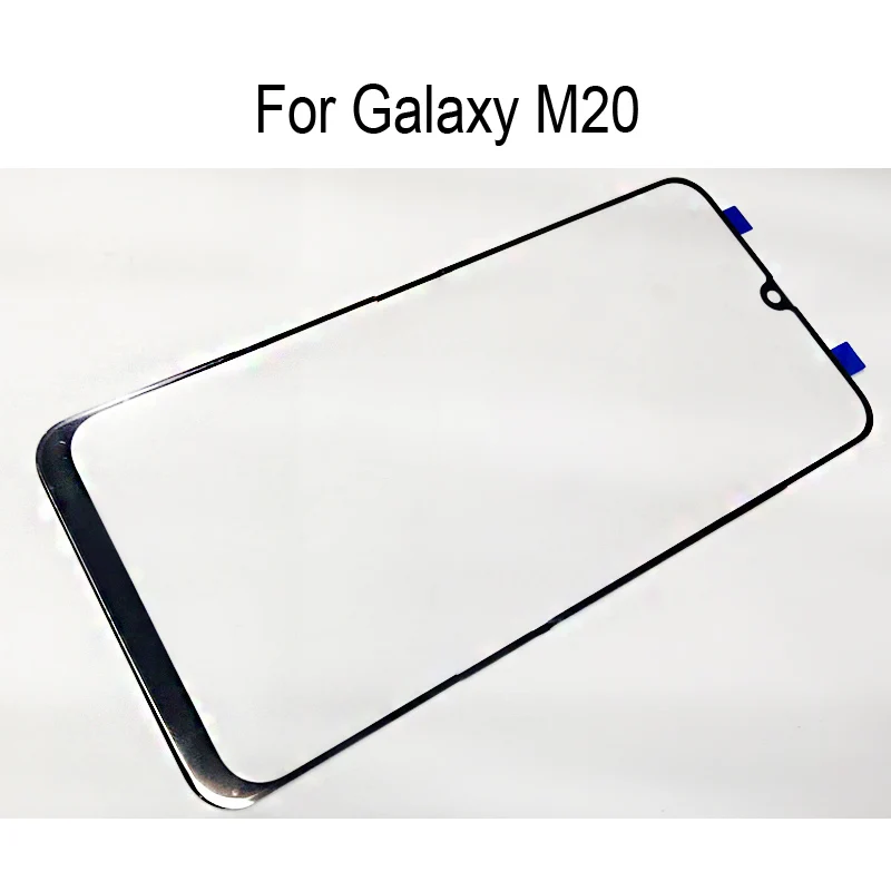 Для Samsung Galaxy M20 m20 передняя внешняя стеклянная линза сенсорная панель экран ym20 LCD