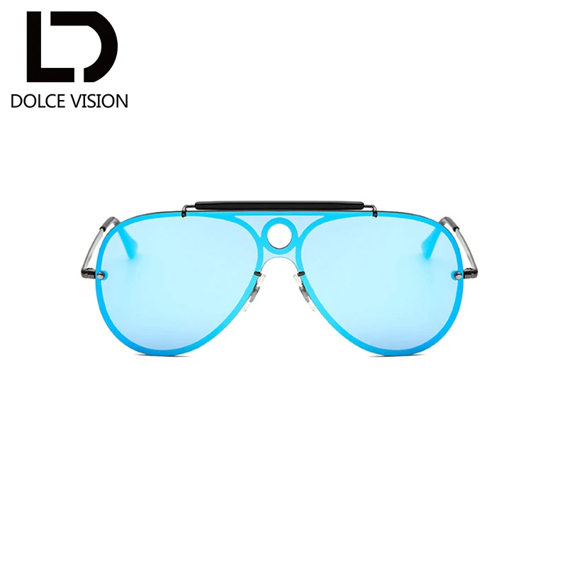 Dolce vision прозрачный солнцезащитные очки-авиаторы очки без оправы солнцезащитных
