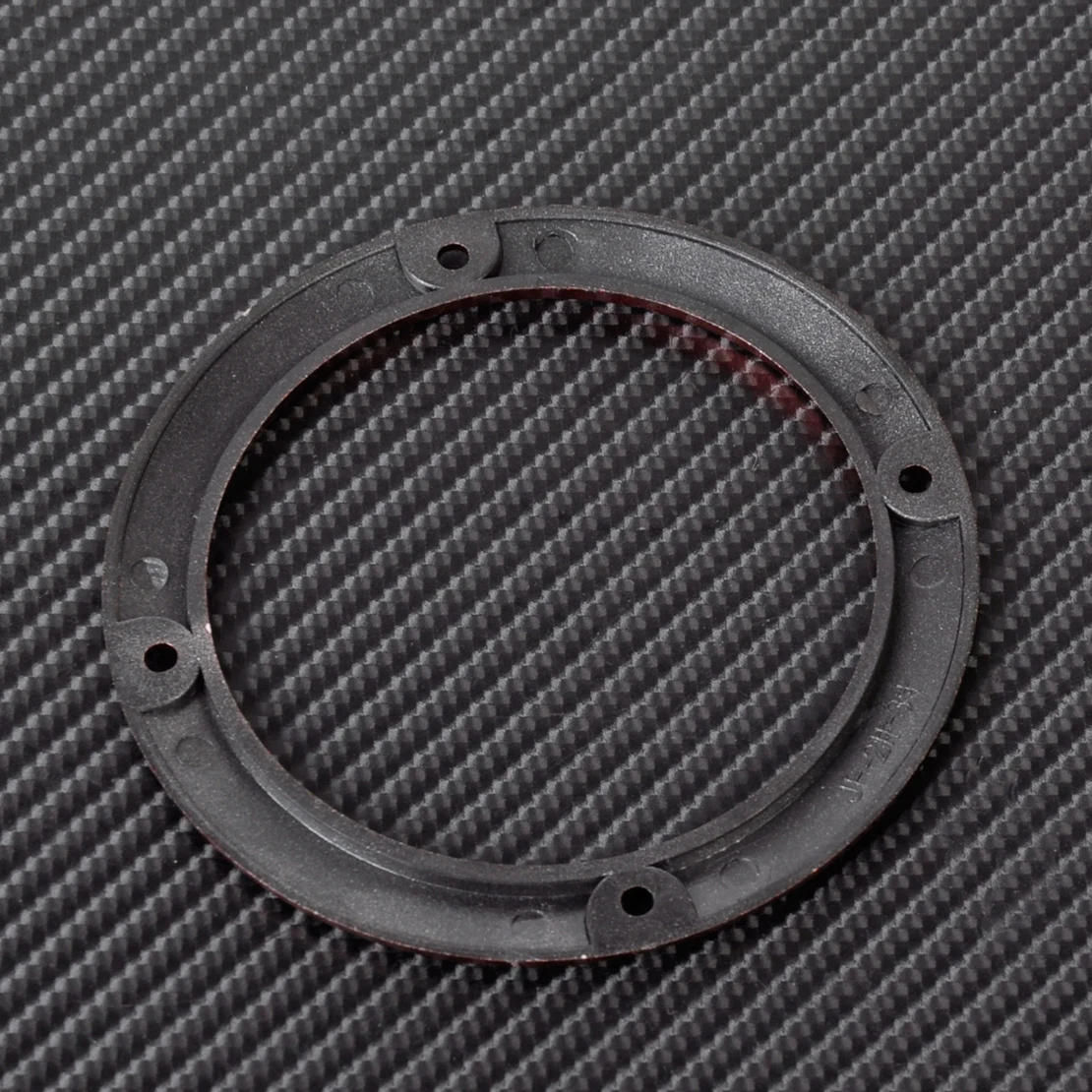 DWCX 2 шт. сделай сам ABS красный 3 "защитный круг для украшения динамика с черной