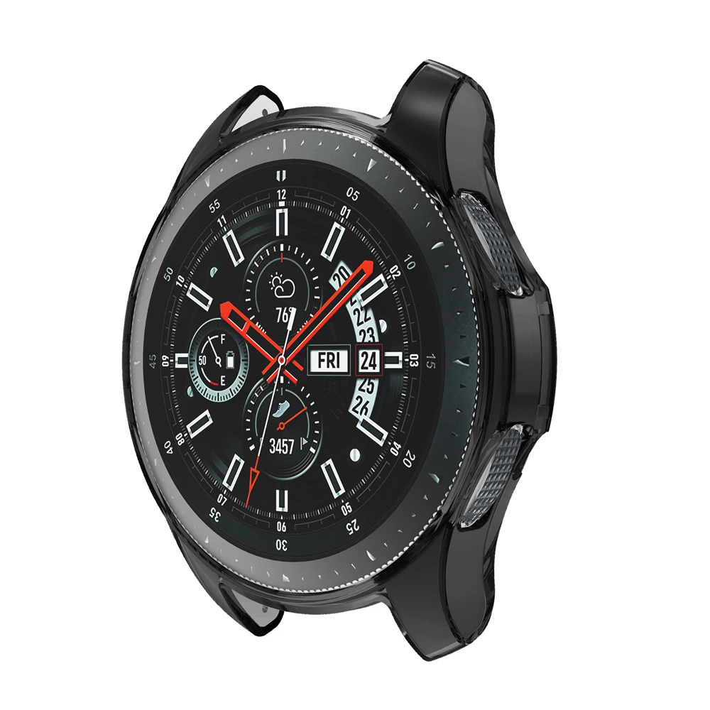 Для samsung Galaxy Watch 42 мм 46 Шестерни S3 Frontier SM-R810 SM-R800 SM-R760 мягкий защитный корпус из ТПУ с
