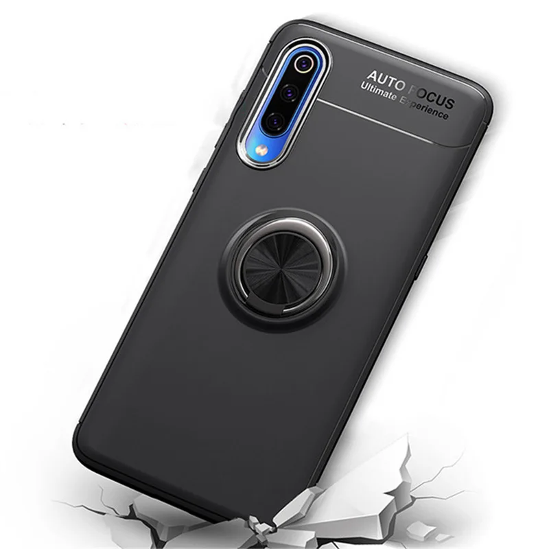 Магнитный автомобильный держатель чехол для Xiaomi Mi 9 T силиконовый металлический