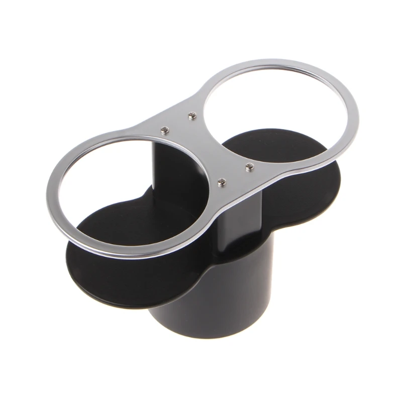 

Hot New 1 Pc Auto Car Drink Holder Double Holes Car Mount Cup Holder Auto Supplies Car Interior Accessories High Quality
