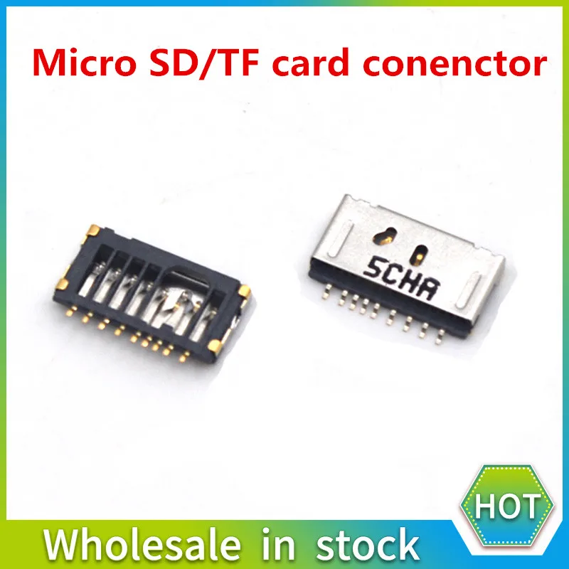 9PIN Micro SD/TF Разъем для карты лоток адаптер держателя слота ридер материнская плата