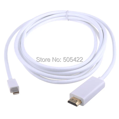 500 шт./лот 10 футов Mini Thunderbolt DisplayPort HDMI Кабель адаптер для MacBook Pro Air iMac высокого