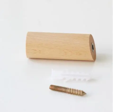 8cm 3 шт/лот Северная Европа деревянные петли подвесные смолы настенный органайзер вешалки Крючки для халатов для настенных вешалок - Цвет: 8cm