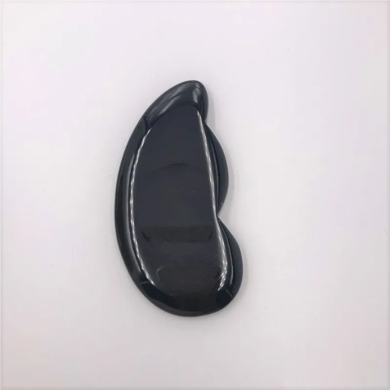 Gourd shape Традиционная натуральная Обсидиановая Массажная соскабливающая доска, массажный ролик, палочка для красоты, для похудения, релаксационный массажный набор инструментов - Цвет: Gourd shape