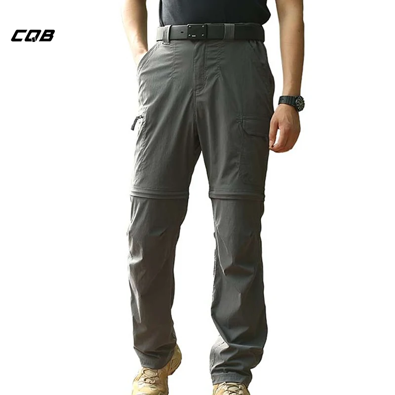CQB Outdoor Sports Camping Tactical Military Men's Pants Waterproof Multi Pocket Quickly-dry Trousers for Hiking Climbing | Спорт и