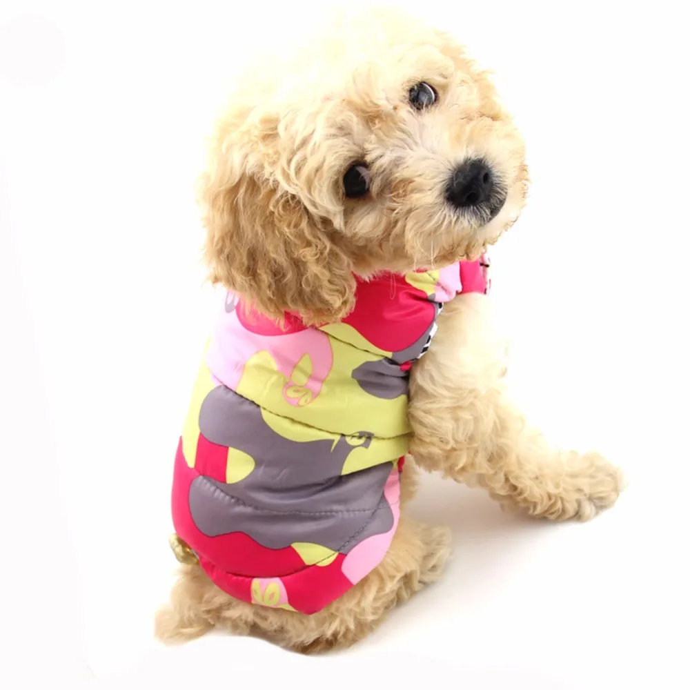 Водонепроницаемый Камуфляжный собачий Щенячий жилет для питомцев куртка