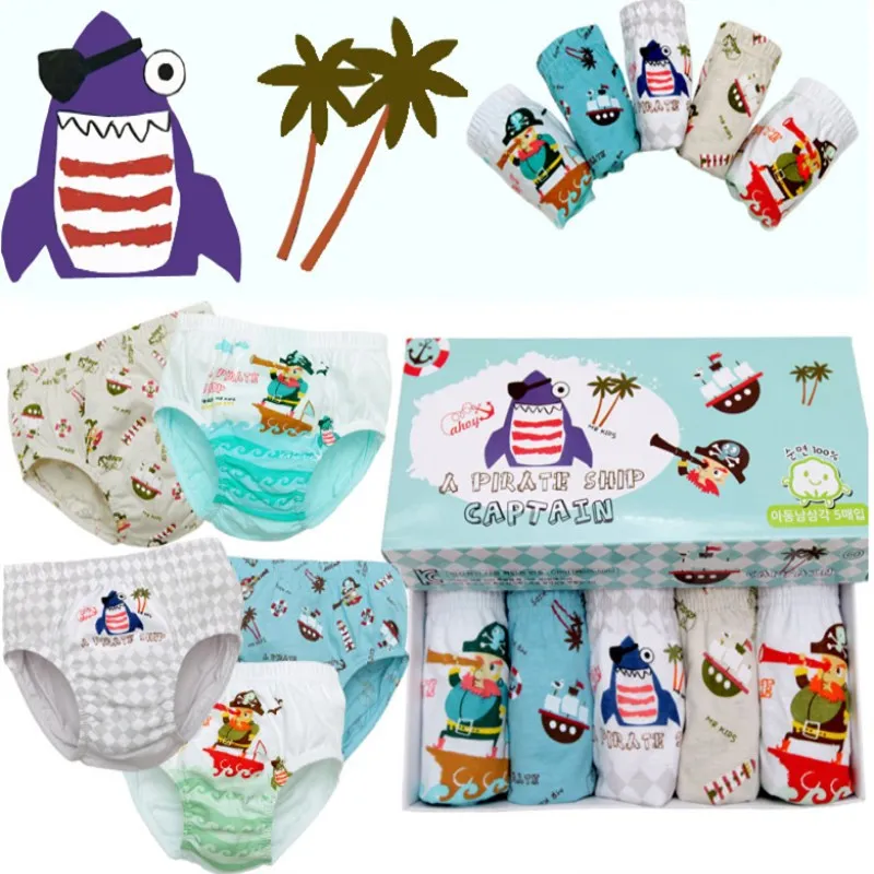 Новинка 2019 года детское хлопковое нижнее белье шорты для мальчиков детские