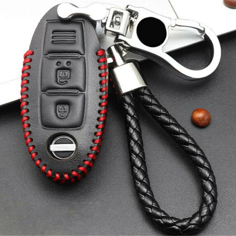 Сумка Smart Key чехол кожаный Аксессуары Черный Красный Автомобильный корпус