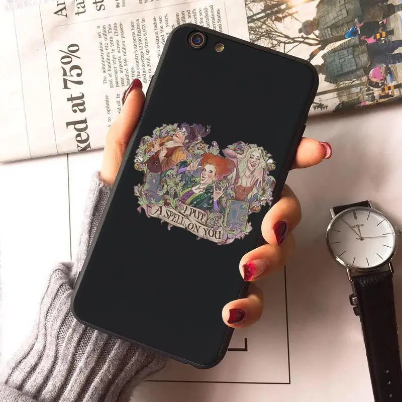 Персональный чехол для телефона MaiYaCa hocus pocus iphone 5s 5c SE 6s 6plus 7 8X8plus|Чехлы-накладки| |