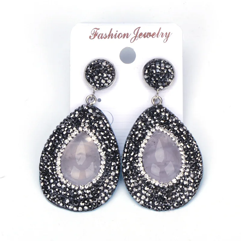Винтажные светло фиолетовые Лавандовые серые Ониксовые капли|dangling earrings for women|dangle
