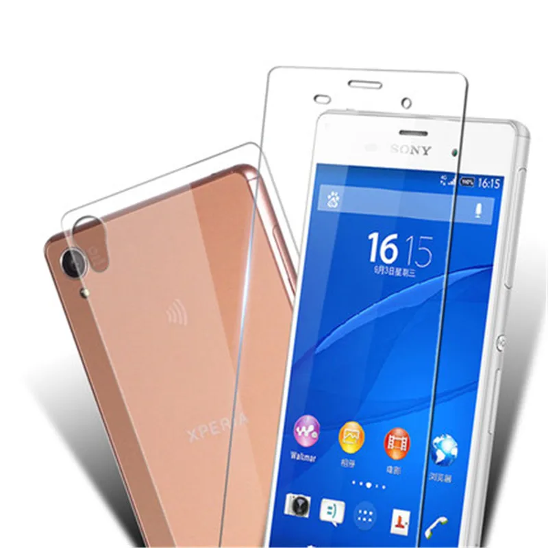 Закаленное защитное стекло 2.5D для Sony Xperia Z3 D6633|film protection|sony xperia z3 d6633sony |