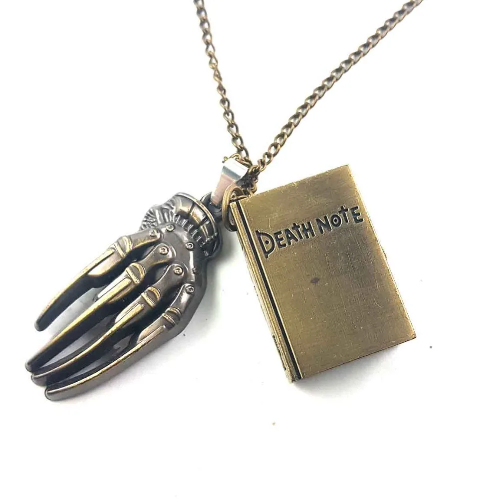 Часы наручные кварцевые с подвеской в виде когтя из черной бронзы|claw pendant|grim reaper