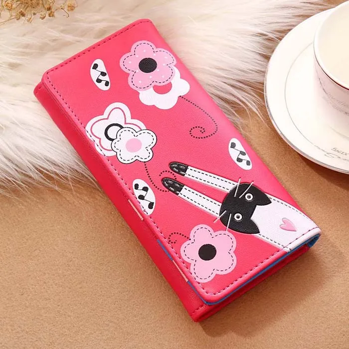 Женские кошельки брендовый дизайнерский Дамский кошелек для мелочи Длинные