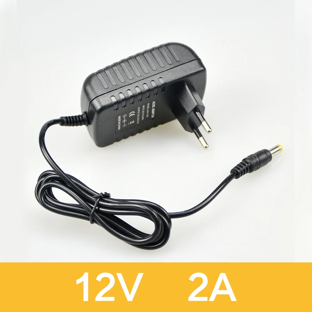 12V 2A 5V источник питания AC 220 V-240 V To DC 12V 24V fonte de alimenta зарядное устройство 5A 3A 2A 1A драйвер для Светодиодный светильник адаптер - Цвет: 12V 2A