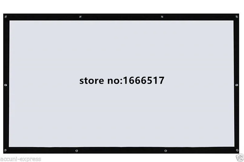 200 дюймов настенное крепление Открытый кинопроектор экран для проектора с