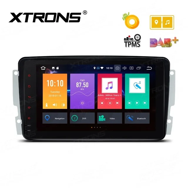 Автомобильный мультимедийный GPS навигатор 8 дюймов Android 0 для Mercedes Benz A Class W168 1998 2002