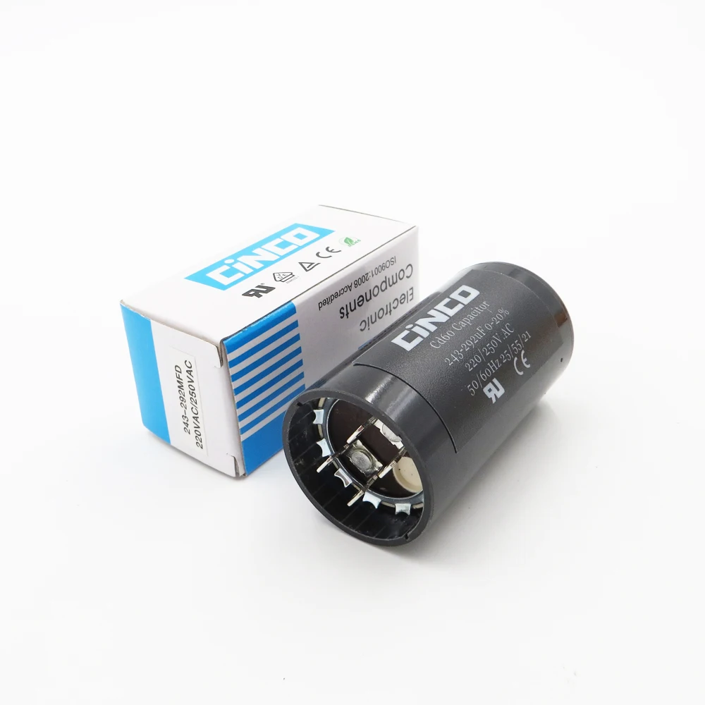 243 292 мкФ 220V 250V 275V CD60 моторный запускаемый конденсаторов на колесах Электрический
