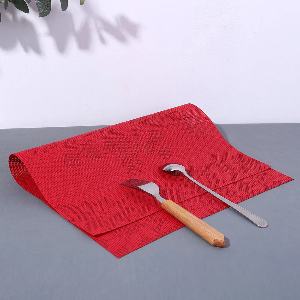 Модный шаблон Placemat совместимый Crossweave изоляционный моющийся коврик для стола индивидуализированный De Mesa коврик для обеденного стола