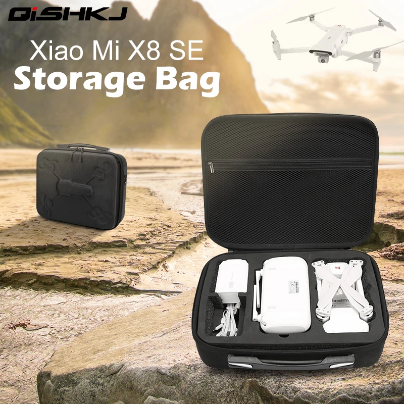 Жесткая переносная сумка из ЭВА для XiaoMi FIMI X8 SE Жесткий Чехол дрона портативный